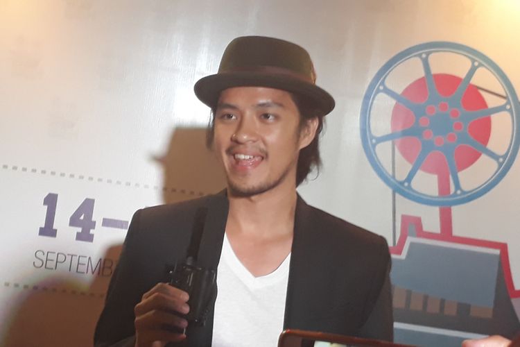 Morgan Oey ketika dijumpai wartawan dalam acara pembukaan Korea Indonesia Film Festival (KIFF) 2017 berlangsung di CGV Cinemas Grand Indonesia, Jakarta Pusat, Kamis (14/9/2017).