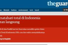 Media Asal Inggris Ini Beritakan Gerhana dalam Bahasa Indonesia 