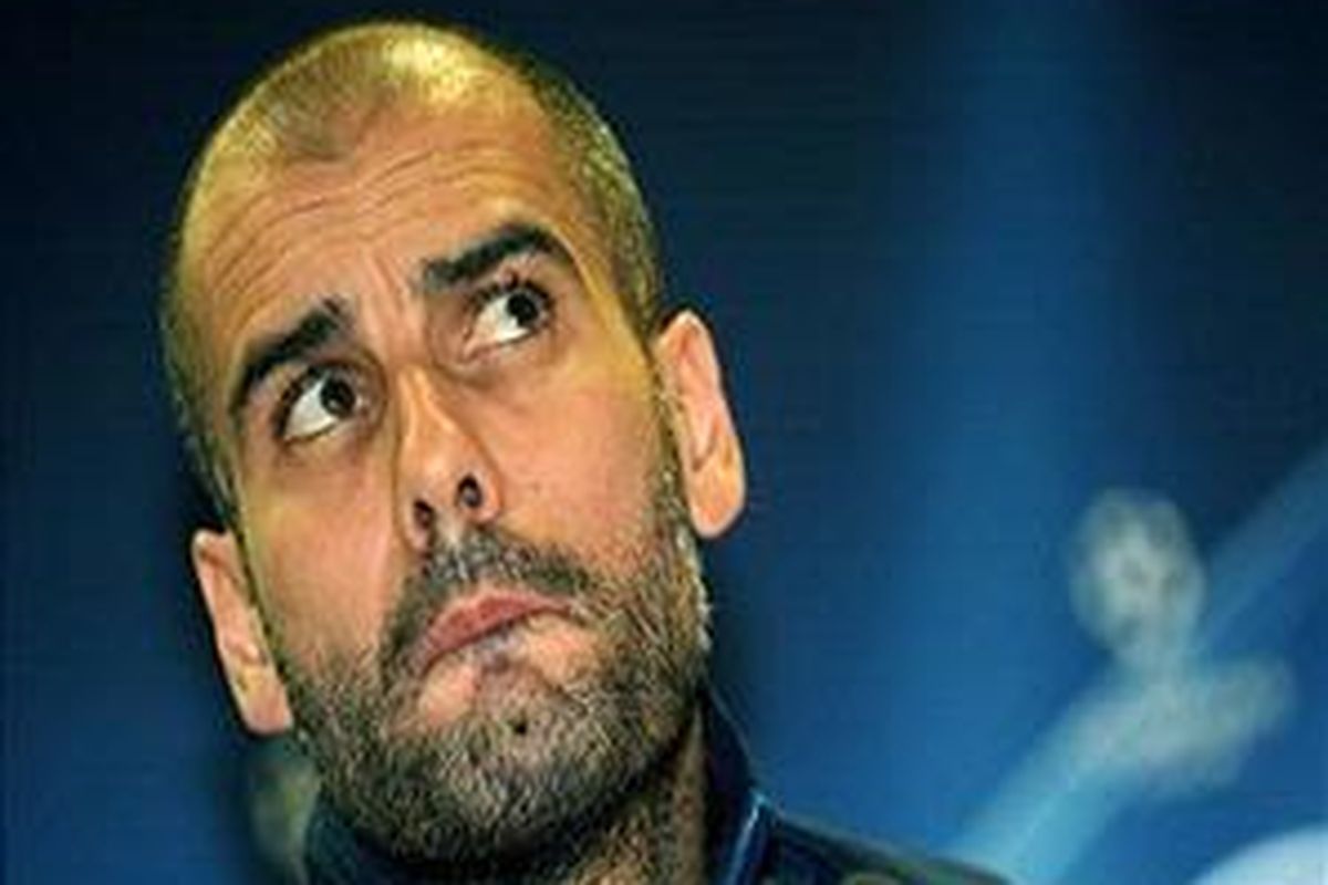 Pelatih Barcelona, Josep Guardiola.