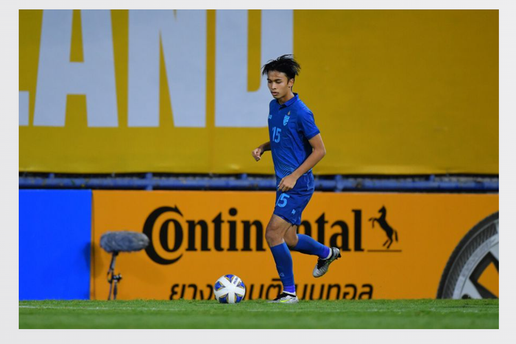 Tangkapan layar laman resmi AFC yang memuat aksi salah satu pemain Thailand dalam ajang Piala Asia U17 2023. Terkini, Thailand akan melawan Korea Selatan pada babak 8 besar atau perempat final, Minggu (25/6/2023) malam WIB.