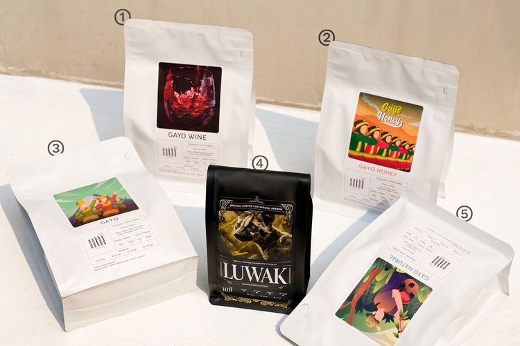 Produk Sakha Coffe, usaha kopi lokal di Tokopedia