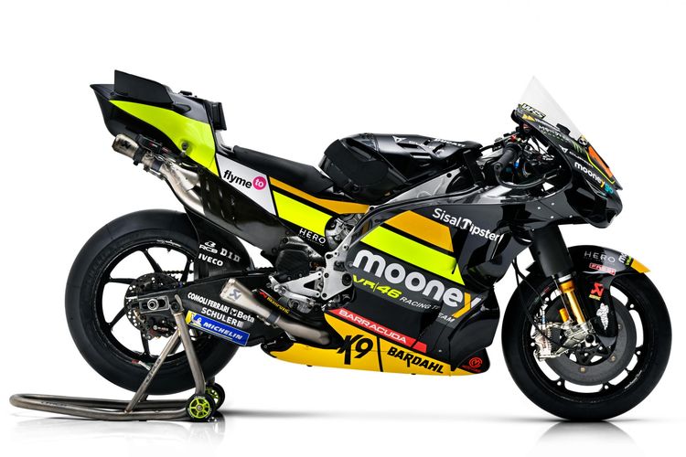 Tim Mooney VR46 Ducati merilis motor yang bakal dipakai untuk musim 2023. 