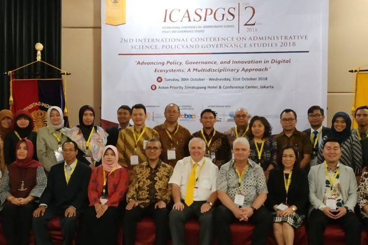 FIA UI menggelar 2nd International Conference on Administrative Science, Policy, and Governance Studies 2018 (2nd ICAS-PGS 2018) di Jakarta, 30-31 November 2018.