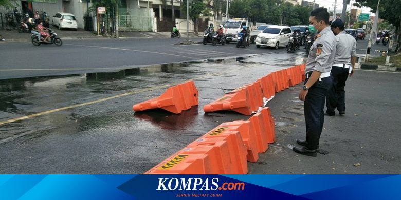 Penyekatan Jalan di Semarang Mulai Dibuka - Vimarsana News