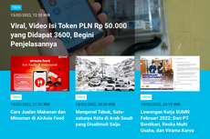 [POPULER TREN] Video Viral Isi Token PLN Rp 50.000 yang Didapat 3600