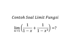 Contoh Soal Limit Fungsi