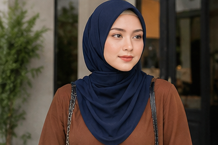 Inspirasi warna jilbab untuk baju coklat, mulai dari hitam, beige, dusty pink, hingga navy agar tampilan makin stylish dan elegan.
