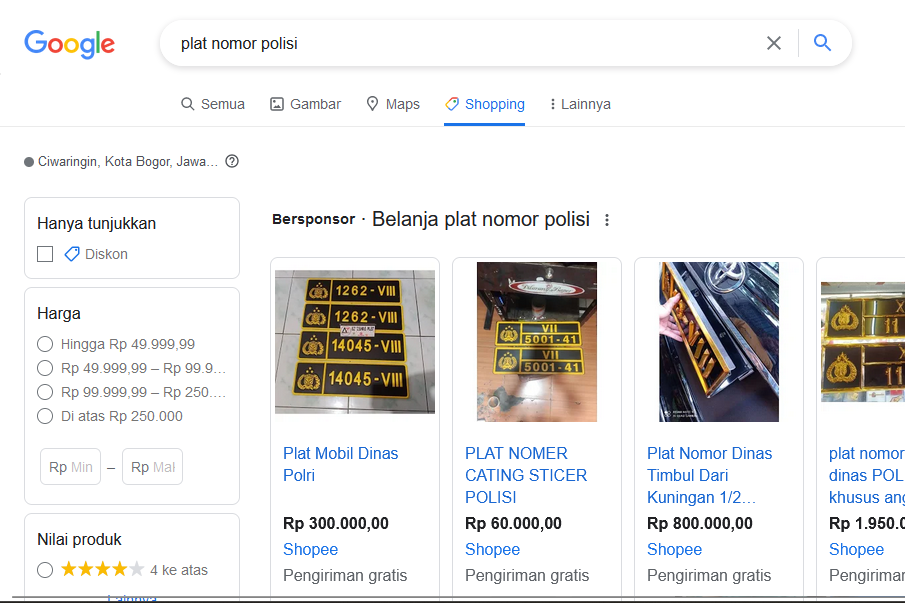 Banyak Pelat Dinas Palsu Dijual Bebas di Online, Harus Ditindak Tegas