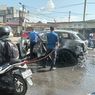 Mobil Mazda CX7 Mendadak Terbakar di Palembang