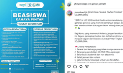 Syarat Beasiswa Cahaya Pintar 2026 untuk Murid SD-SMA