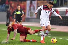 AS Roma Vs Bologna, Di Francesco Tak Senang meski Menang