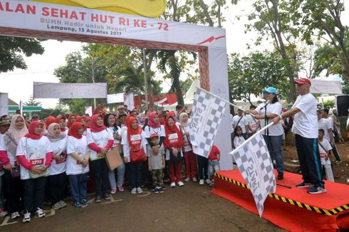 PGN Gelar Jalan Sehat bagi Warga Lampung