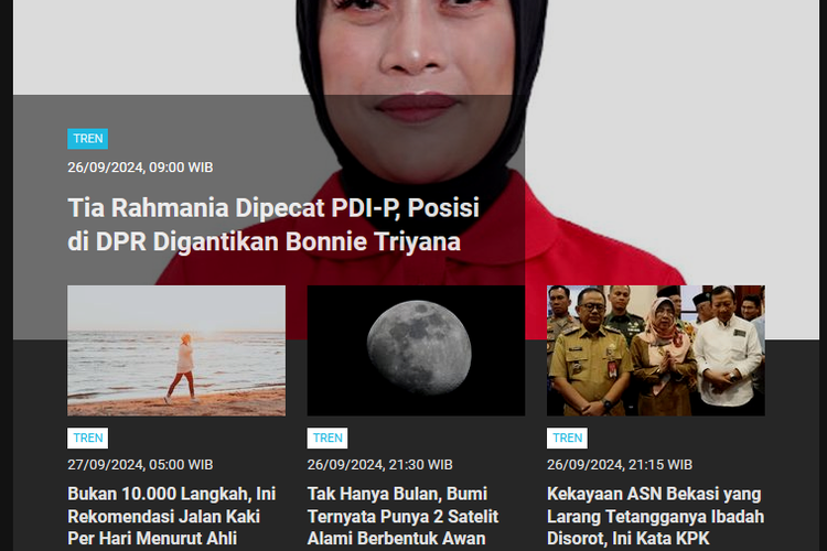 [POPULER TREN] Tia Rahmania Dipecat PDI-P, Posisinya di DPR Diganti Bonie Triyana | Di Mana Presiden Soekarno Saat Peristiwa G30S?
