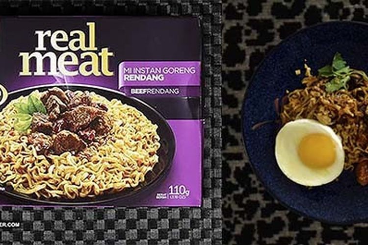 Indomie Real Meat Mi Instan Goreng Rendang ? Indonesia. Ramen dari Indonesia masuk 10 besar mi instan terenak menutut The Ramen Rater.