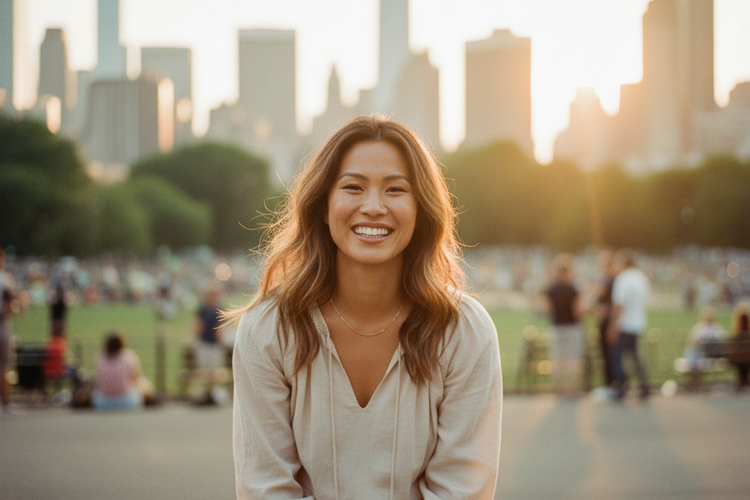 Foto Solo Generated AI Golden Hour