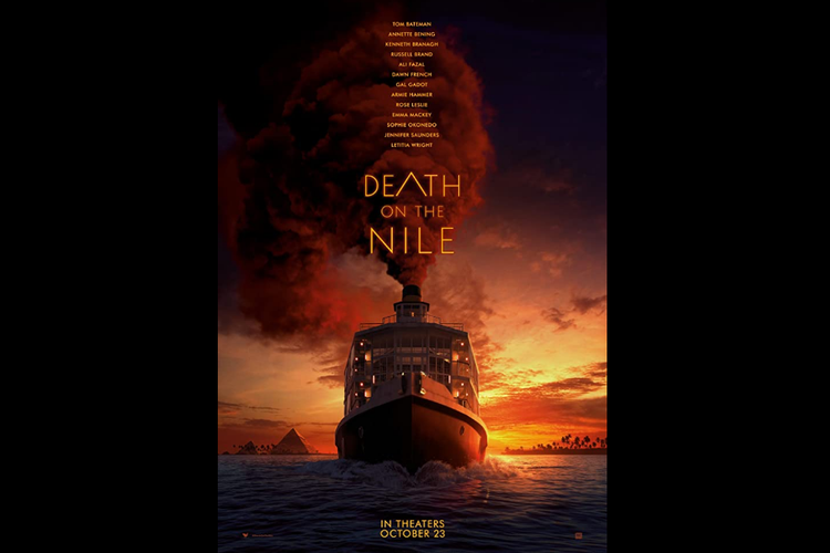 Film thriller misteri Death on the Nile (2020) akan kembali menghadirkan aksi menegangkan Detektif Hercules Poirot dalam memecahkan kasus pembunuhan.