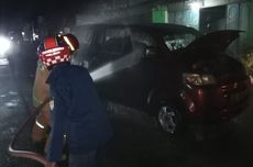 Mobil Pemudik asal Lampung Terbakar di Jalan Raya Buntu Banyumas