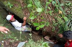Hilang Sejak Seharian, Lansia Ditemukan Terjepit Celah Batu Sedalam Dua Meter, Korban Hanya Terdiam