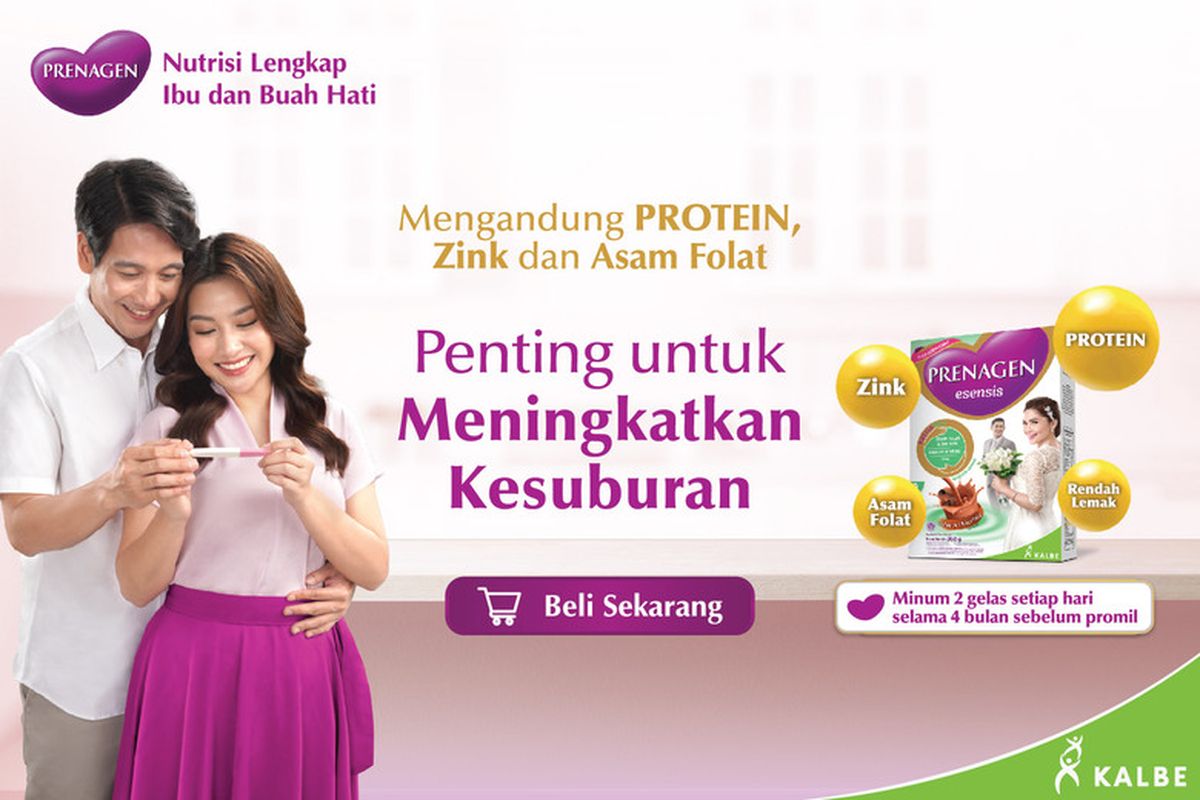 Prenagen esensis diperkaya berbagai nutrisi yang dibutuhkan dalam menjalani program kehamilan. 