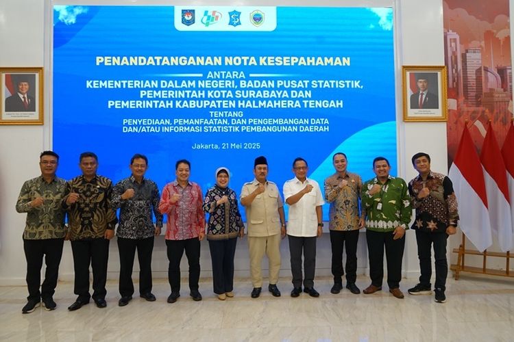 Pemkot Surabaya Jadi Percontohan Integrasi Data Nasional lewat MoU Trilateral