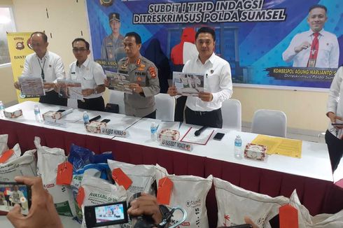 Nekat Jual Pupuk Non-subsidi Tanpa Izin, 3 Orang Ditangkap, Polda Sumsel Amankan 676 Karung