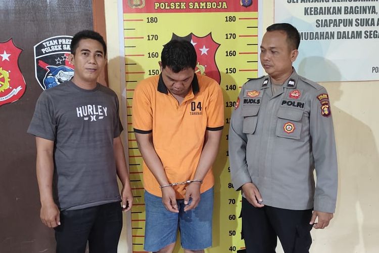 Polsek Samboja tangkap BIN Palsu yang lakukan pemerasan terhadap wanita di Samboja