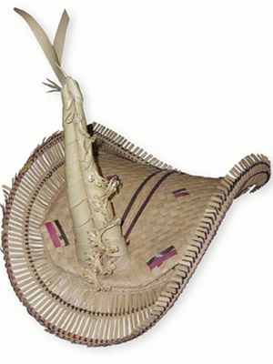 Ti'i Langga atau topi dalam pakaian adat Suku Rote Nusa Tenggara Timur (NTT)