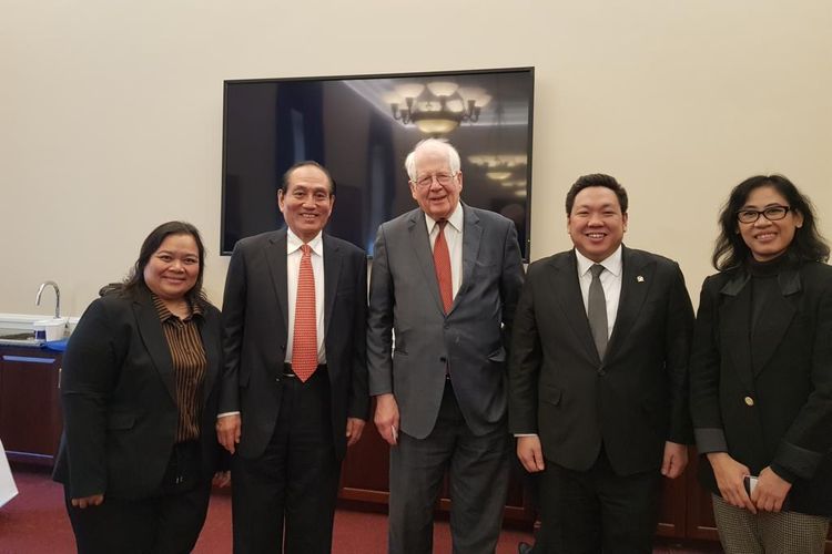 Delegasi Indonesia yang tergabung dalam International Conference of Asian Political Party (ICAPP) bertemu dengan anggota Kongres Amerika Serikat di Washington DC, Kamis (14/11/2019)
