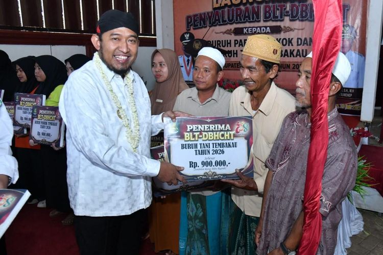 2.600 Buruh Tembakau di Sumenep Terima BLT Dana Bagi Hasil Cukai Rp 900.000