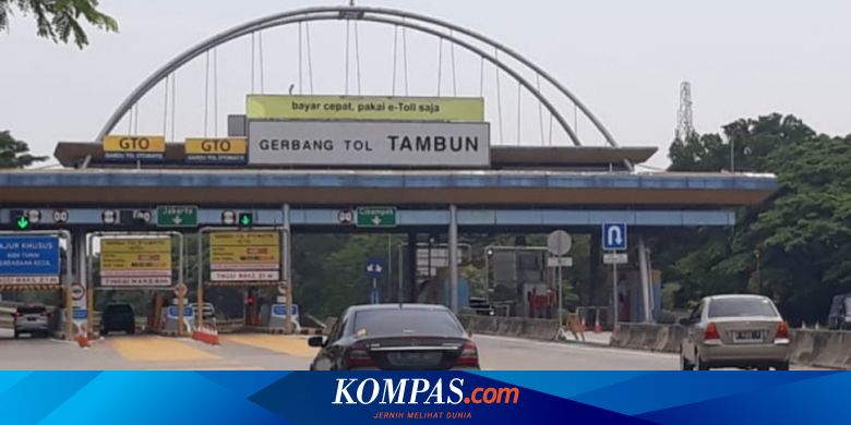  Ganjil  Genap  di Tol  Tambun  Mulai Berlaku Desember 2021