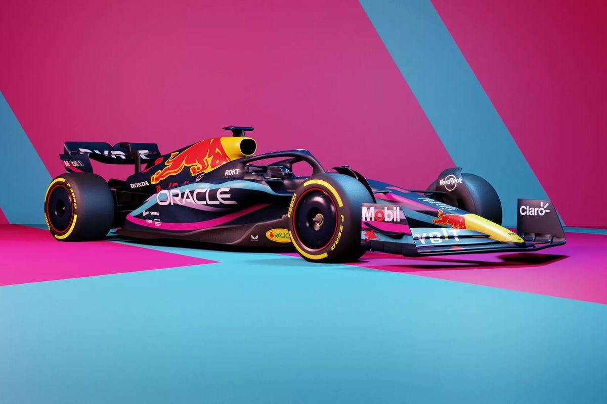 Menyambut Formula 1 Miami 2023, Red Bull Racing meluncurkan livery khusus.