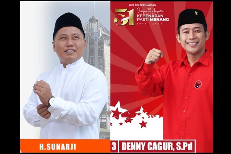 Pernah sama-sama tergabung dalam grup kawak Cagur, Narji dan Denny maju sebagai calon legislatif anggota DPR RI dalam momen Pemilu 2024.