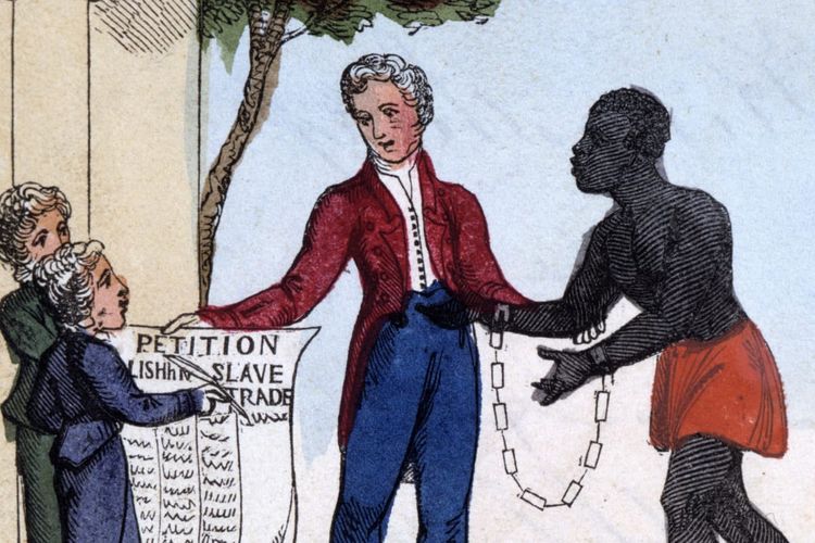 Ilustrasi upaya penghapusan perbudakan di Amerika Serikat.