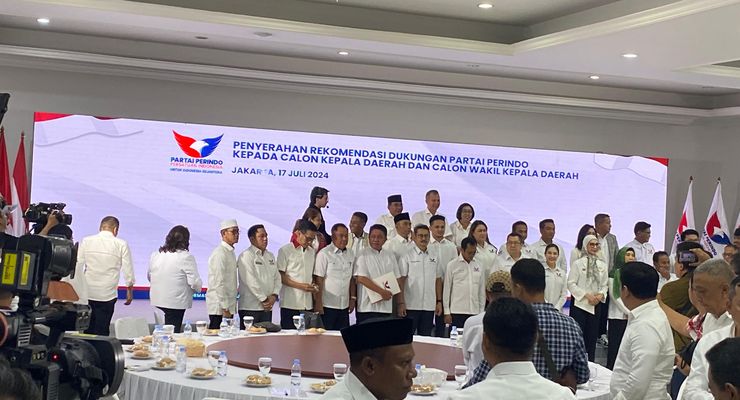 Perindo Dukung 42 Calon Kepala Daerah: Herman Deru di Sumsel, Kakak TGB di NTB