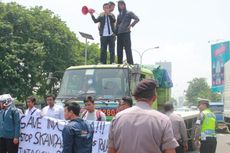 Kritisi 100 Hari Jokowi, Mahasiswa Blokade Pantura 
