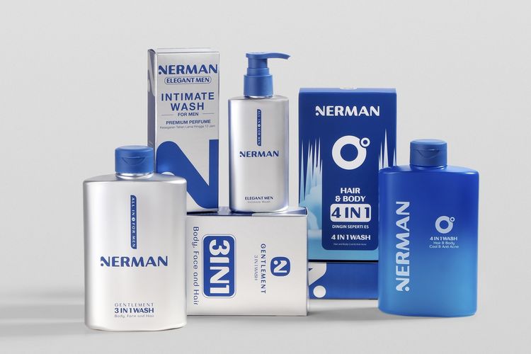 Produk skincare pria Nerman.