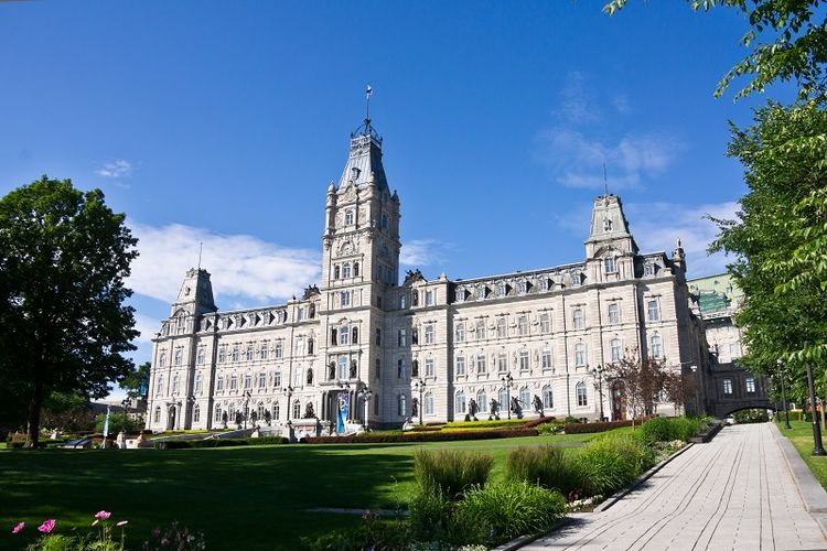 Gedung parlemen Quebec, Kanada.