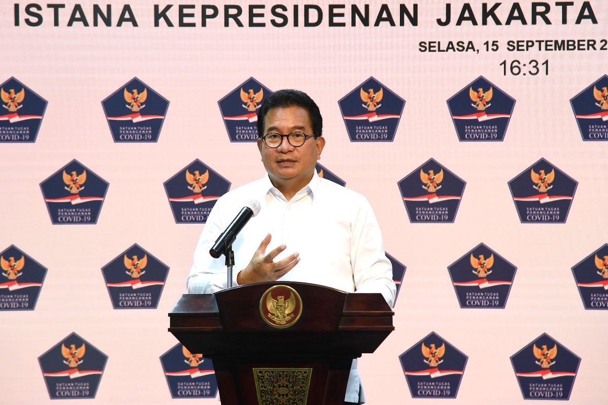 Juru Bicara Satgas Penanganan Covid-19 Wiku Adisasmito, Selasa (15/9/2020).