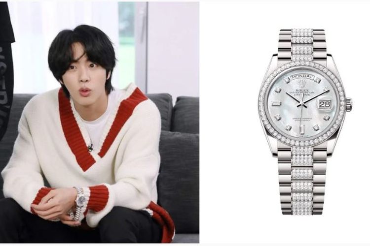 Jin dengan Rolex Oyster Perpetual Day-Date 36