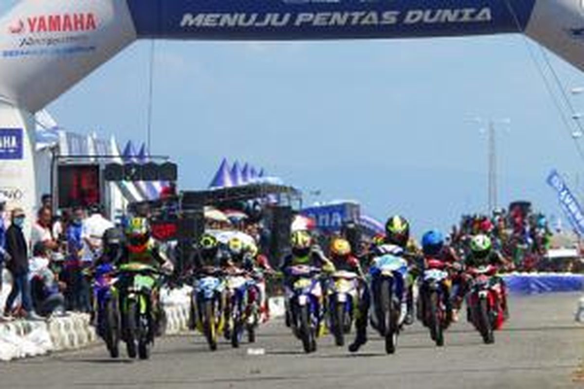 Yamaha Cup Race diselenggarakan di Sulawesi Tengah sebagai seri terakhir.