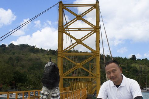 Lebih Dekat dengan Jembatan Kuning, Jembatan Cinta di Klungkung Bali