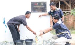 Kampung Sinar Rejo Sulit Air Bersih, HKA Bangun Sumur Bor