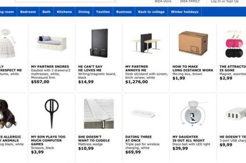 Begini Usulan Lucu Ikea untuk Masalah Percintaan Anda