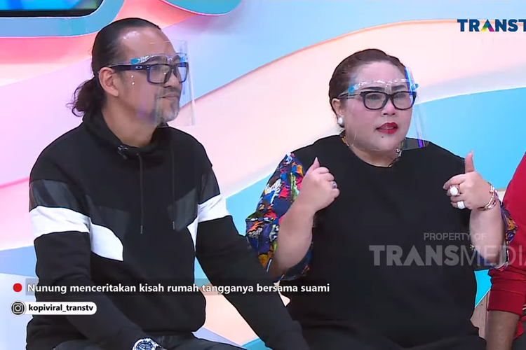 Nunung dan July Jan Sambiran ungkap kisah rumah tangga di acara Kopi Viral 