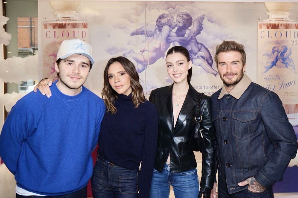 Momen kebersamaan keluarga Beckham dengan sang menantu Nicola Peltz.