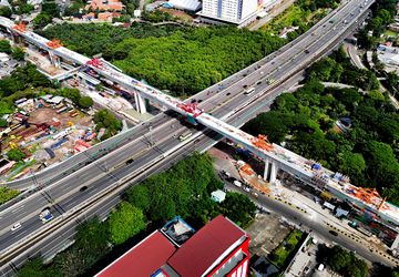Lintasan LRT Jakarta Melayang di Atas Tol Wiyoto Telan Rp 4,1 Triliun