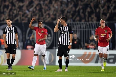 Partizan Vs Man United, Gol Penalti Menangkan The Red Devils