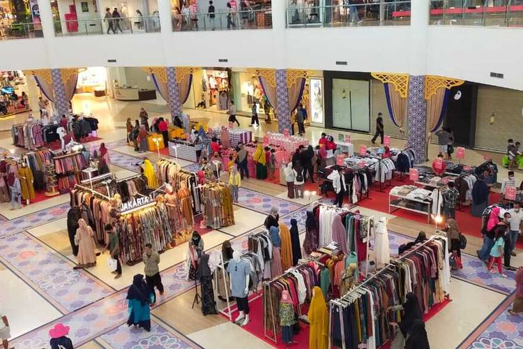 ILustrasi pusat perbelanjaan