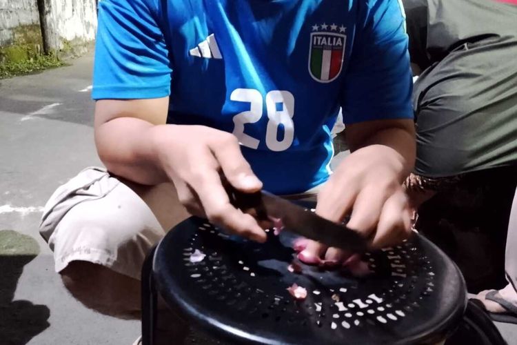 Unik, Warga di Sleman Gelar Lomba Mengupas Bawang Merah, Meriahkan HUT RI