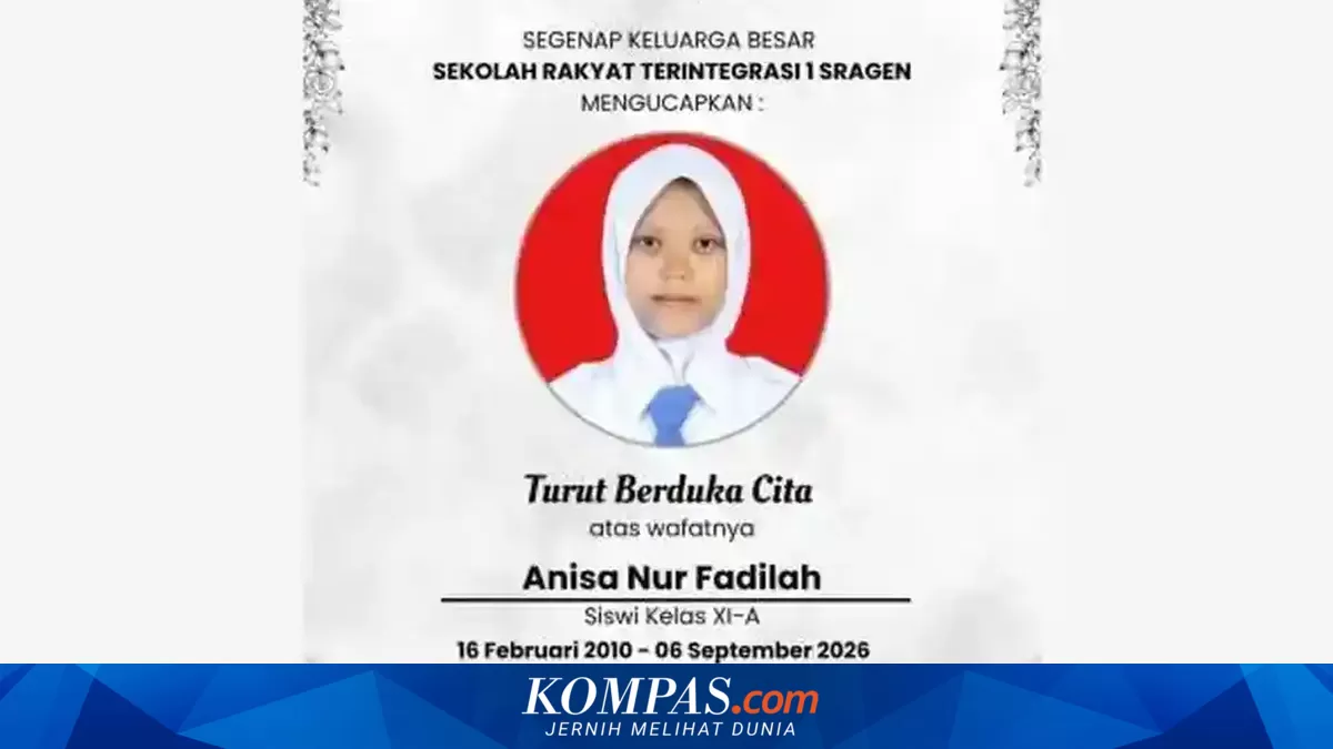 Kronologi Siswi Sekolah Rakyat Sragen Meninggal, Sempat Pulang dan Demam Mereda